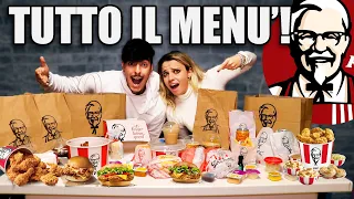 MANGIAMO TUTTO IL MENU DEL KFC! *E' INCREDIBILE!*