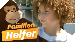 Ohne seinen Plüschaffen geht nichts 🐵 Max (6) klammert extrem! | Die Familienhelfer | SAT.1