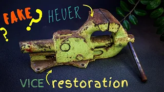 Vintage vise restoration with a big surprise - this vice is fake 😱