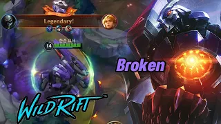 Wild Rift This is why riot nerfed Urgot- Urgot vs Mundo baron lane season 12(grandmaster rank)