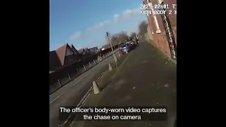 Officers chase down gunman in Birmingham