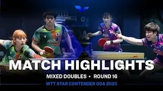 Miyu Nagasaki/Mizuki Oikawa vs Tomokazu Harimoto/Hina Hayata | XD R16 | WTT Star Contender Goa 2023