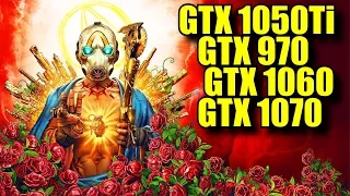 Borderlands 3 GTX 1050 Ti - GTX 970 - GTX 1060 - GTX 1070 | 1080p Ultra to Low BENCHMARK COMPARISON