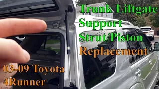 How to Replace Trunk Liftgate Support Pistons/Struts 03-09 Toyota 4Runner