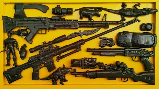 Membersihkan Nerf Sniper Rifle, Assault rifle, Shotgun AK47, Avengers, Mobil Mainan, Nerf gun EP 70