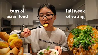 what i eat in a week (lots of asian food)