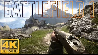 BATTLEFIELD 1: Operation Monte Grappa [4K 60FPS] No HUD Immersive Gameplay