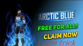 FREE FIRE 🔥 NEW EVEN // ARCTIC BLUE BUNDEL IS BACK // 1 SPIN TRICK // FREE SPIN // #freefire