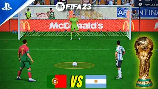 ARGENTINA vs PORTUGAL PENALTY SHOOTOUT FIFA 23 QATAR WORLD CUP 2022