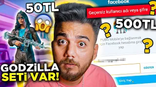 50 TL'ye GODZİLLA SETLİ HESAP ALMAK MÜMKÜN MÜ? (HER ŞEYİ VAR!) - PUBG Mobile HESAP SATIN ALMA #2