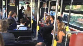 Violet: The Musical on a bus at Stanford University