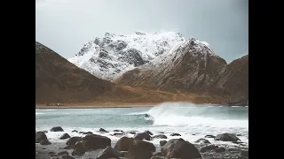 The First Surfers of Lofoten, Norway.