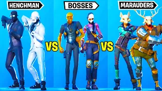 Team Henchman vs. Team Bosses vs. Team Marauders - Fortnite Dance Battle