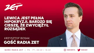 Krzysztof Bosak: Lewica jest pełna hipokryzji. Bardzo się cieszę, że zwyciężył rozsądek