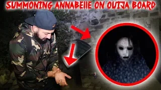 I SUMMONED ANNABELLE THE GHOST with A HAUNTED OUIJA BOARD & THIS HAPPENED TO ME!! | MOE SARGI