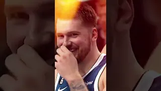 Luka Doncic laughing at Steph Curry 😂 #shorts