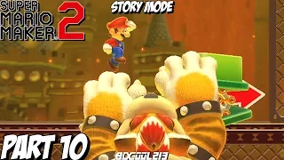 Super Mario Maker 2 Story Mode Gameplay Walkthrough Part 10 - FINAL BOSS & ENDING - Nintendo Switch