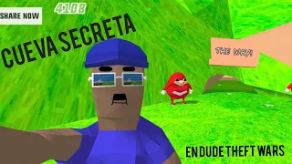 Como entrar a la cueva secreta de Dude Theft Wars!!