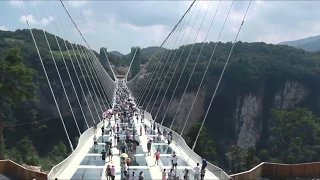 Glass Bridge Zhangjiajie Tianmen Mountain