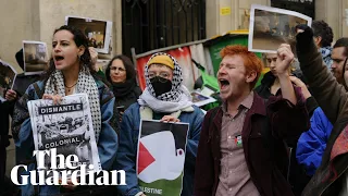 French students occupy Paris university in pro-Palestine protest