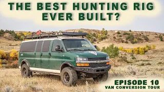 THE BEST HUNTING RIG EVER BUILT??? - VAN CONVERSION - Episode 10 - Full Van Tour
