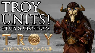 Troy UNITS Stats & Close-Ups! - Total War: Troy