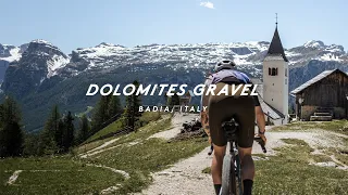 DOWNHILL GRAVEL RIDE IN THE DOLOMITES