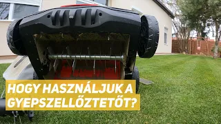 Hogyan használjuk a gyepszellőztető gépet?