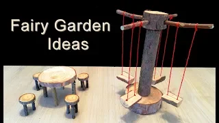 How to make Beautiful Fairy garden accessories very easy / DIY