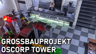 Großbauprojekt Oscorp Tower: Gute Fortschritte! • BRICK WORLD LEGO® UPDATE (382)