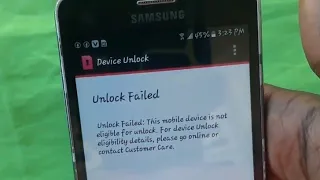 How to fix Device unlock Failed