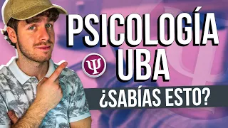 Estudiar PSÍCOLOGÍA en la UBA ¿Cómo es? ¿Está politizada? 👇