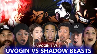 Uvogin vs Shadow Beasts Reaction Mashup!!