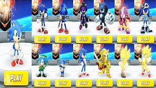 Sonic Forces Speed Battle New Season 55 - Use All 13 Sonic Characters - All 68 Characters Unlocked