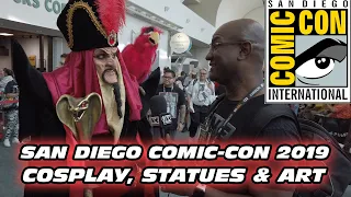 SAN DIEGO COMIC CON 2019 COSPLAY, STATUES, AND ART