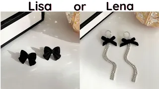 Lisa OR Lena 💖 [ Sandals 👡 and hair accessories and earrings ] @pinkyura