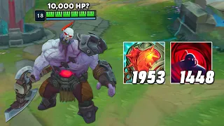 Attempting the 10,000 HP dream with inting Sion...