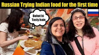Russian Trying Indian Food for the First Time | Made by Tasneem Kapasi