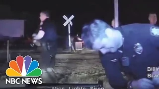 DashCam Shows Cop Break Down After Shooting Man | NBC News