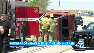 3 members of OC family killed in 10 Freeway crash