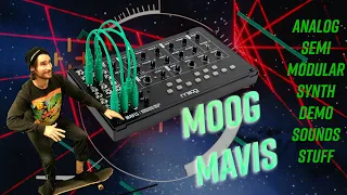 Moog Mavis : Demo & Thoughts on this new DIY Semi Modular Analog Synthesizer :