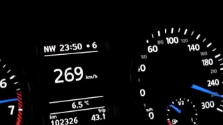 GOLF 6R Top speed