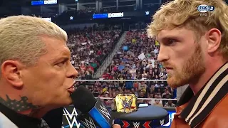 Cody Rhodes ataca a Logan Paul - WWE SmackDown 17 de Mayo 2024 Español