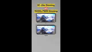 DC-Like Dimming vs 1920Hz PWM Dimming