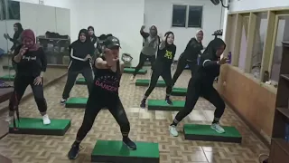 Zumba Step Workout Pitbull feat Ke$ha - Timber | Choreo ZiN Neni | With Sahabat NAF