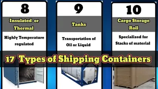 17 Different Types of Shipping Containers.