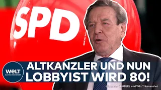 GERHARD SCHRÖDER: "Bin ein Gleicher unter Gleichen!" Ex-Bundeskanzler feiert 80. Geburtstag!