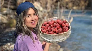 Cook strawberry jam in the easiest way! Cooking in the village