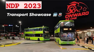 National Day Special 58th 🇸🇬, Bus and Train showcase, Onward As One (NDP 2023)