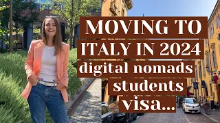 HOW TO MOVE TO ITALY IN 2024 🇮🇹 DIGITAL NOMAD VISA & MORE